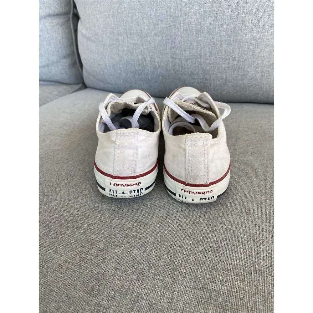 Converse Chuck Taylor All Star White Canvas Low Top Sneakers Unisex